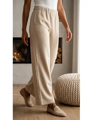 Amelie & Amelie - Lange Broek - Ecru