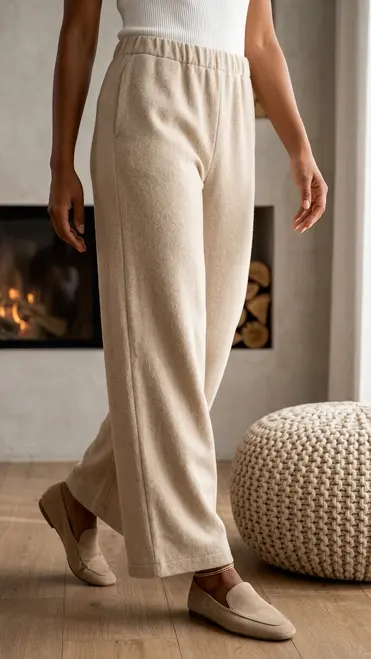 Amelie &amp; Amelie - Lange Broek - Ecru