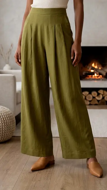 Amelie &amp; Amelie - Lange Broek - Groen