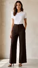 Amelie & Amelie - Lange Broek - Donker bruin