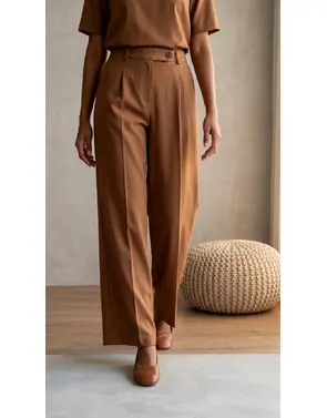 Amelie & Amelie - Lange Broek - Bruin