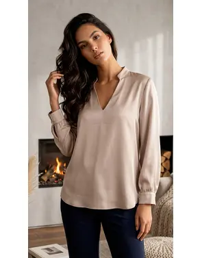 Amelie & Amelie - Blouse - Taupe