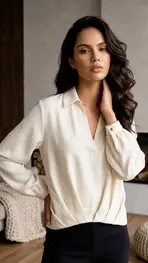 Amelie &amp; Amelie - Blouse - Ecru