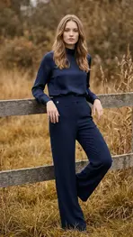 Amelie &amp; Amelie - Lange Broek - Marine
