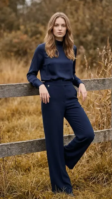 Amelie &amp; Amelie - Lange Broek - Marine