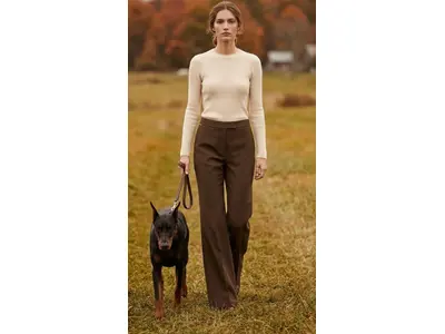Amelie &amp; Amelie - Lange Broek - Donker bruin