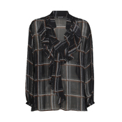Caroline Biss - Blouse - Zwart-bruin
