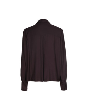 Caroline Biss - Blouse - Donker bruin