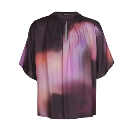 Caroline Biss - Blouse - Bruin-roze