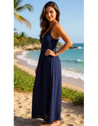 Garde-robe - Lang kleed - Marine