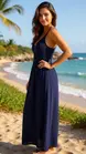 Garde-robe - Lang kleed - Marine