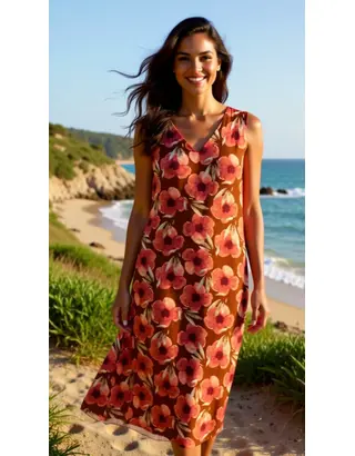 Garde-robe - Halflang Kleedje - Oud roze