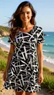 Garde-robe - Kort Kleedje - Zwart-wit