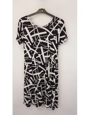 Garde-robe - Kort Kleedje - Zwart-wit