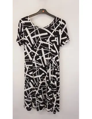 Garde-robe - Kort Kleedje - Zwart-wit