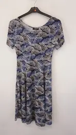 Garde-robe - Kort Kleedje - Blauw-beige