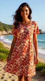 Garde-robe - Kort Kleedje - Oranje