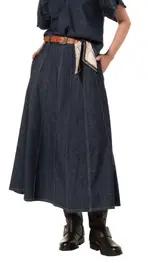Caroline Biss - Lange Rok - Jeans