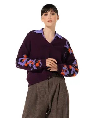 Caroline Biss - Pull - Paars