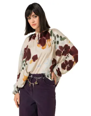 Caroline Biss - Top - Beige-groen