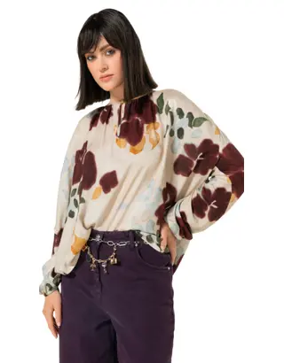 Caroline Biss - Top - Beige-groen