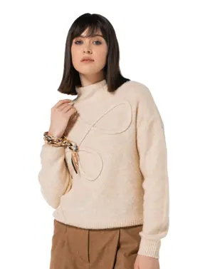 Caroline Biss - Pull - Ecru