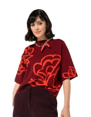 Caroline Biss - Pull - Bordeaux