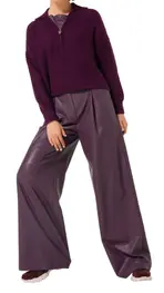 Caroline Biss - Lange Broek - Paars