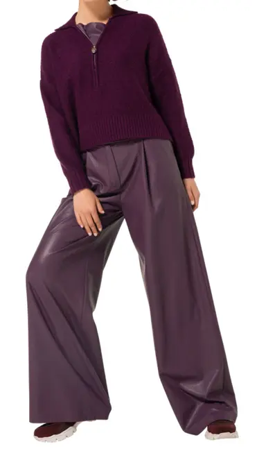 Caroline Biss - Lange Broek - Paars