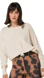 Caroline Biss - Gilet - Ecru