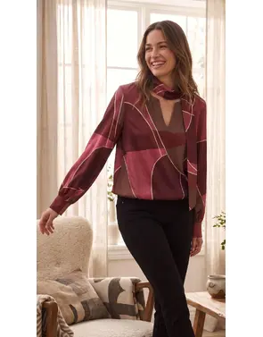 K-design - Blouse - Bordeaux