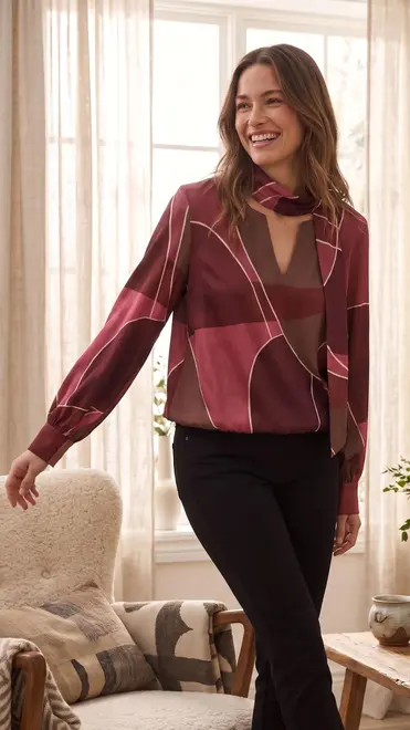 K-design - Blouse - Bordeaux