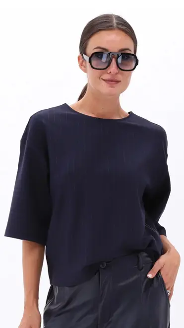 K-design - Blouse - Marine