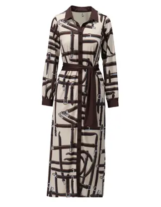 K-design - Lang kleed - Beige-bruin