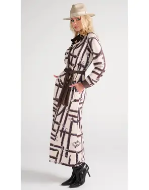 K-design - Lang kleed - Beige-bruin