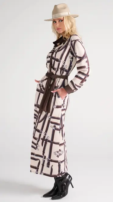 K-design - Lang kleed - Beige-bruin