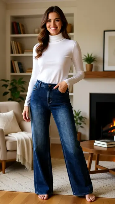 Red Button - Lange Broek - Marine