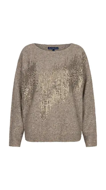 Red Button - Pull - Taupe