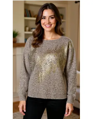 Red Button - Pull - Taupe