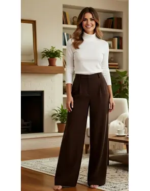 Red Button - Lange Broek - Bruin