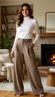 Red Button - Lange Broek - Beige