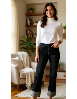 Red Button - Lange Broek - Bruin