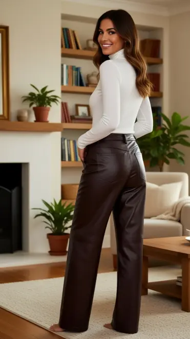 Red Button - Lange Broek - Bordeaux