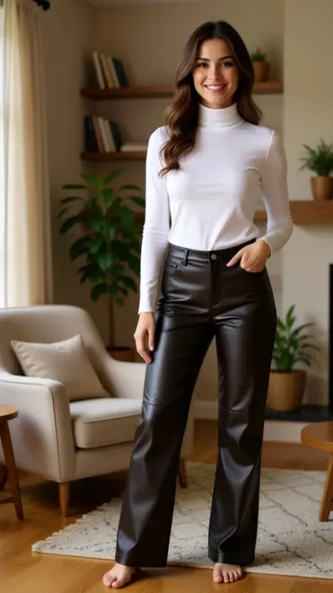 Red Button - Lange Broek - Bruin