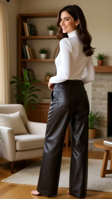 Red Button - Lange Broek - Bruin