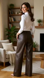Red Button - Lange Broek - Bruin
