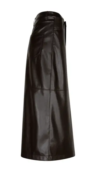 Red Button - Halflange Rok - Bruin