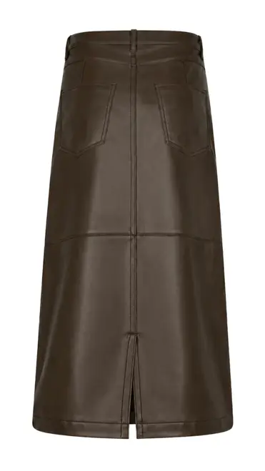 Red Button - Halflange Rok - Bruin