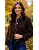 Red Button - Blouse - Donker bruin
