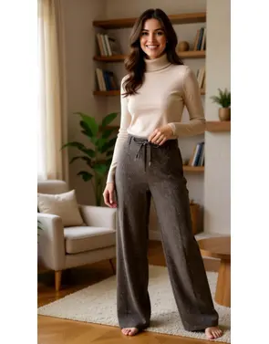 Red Button - Lange Broek - Bruin